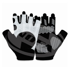 OEM Wholesale Unisex Half Finger Gym Gloves Custom Logo PU Leather Boxing Gloves with PVC Anti-Slip for Sports Training - Product Image 6