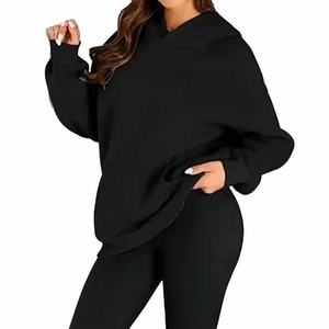 Sweats à capuche vierges en molleton doux haute Performance pour femmes personnalisables en vrac pour l'impression par sublimation Streetwear et mode - Product Image 2