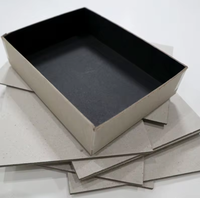 Vente chaude Pas Cher Prix Gris Conseil 1 mm 2 mm 3 mm Taille Personnalisée Panneau à Puce Laminé pour Boîtes D'emballage