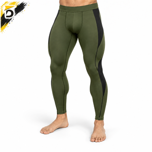 <b>Men</b> <b>Gym</b> <b>Leggings</b> Compression Breathable Material Quick Dry Anti-Bacterial Comfortable Fit Natural Movement Workout Training - Product Image 4
