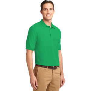 Polo 100% coton pour hommes, manches courtes, t-shirt respirant à revers, 10 couleurs, idéal pour le golf et le sport, été 2024 - Product Image 1