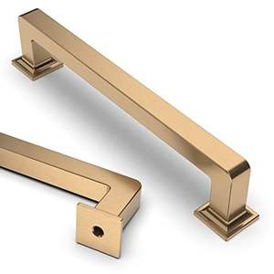 Poignées de tiroir de meuble en laiton vintage de luxe, quincaillerie de meuble solide pour les designs en bois classiques pour une utilisation haut de gamme à la maison et à l'hôtel - Product Image 1