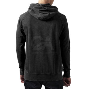 Sweats à capuche pour hommes Acid Wash Plain Solid Color Blank Plus Size Lightweight 2024 Hommes Hoodie Acid Wash Hoodies - Product Image 6