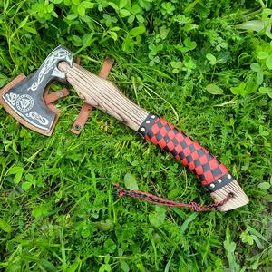 Hacha de acero al carbono multifuncional de calidad superior OEM hecha a mano al por mayor, novedad de 2025, gran oferta, última llegada, hachas vikingas a la venta - Product Image 3