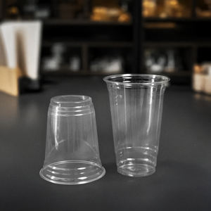 Vasos Redondos Transparentes de Plástico PP de Alta Calidad, de Pared Simple, 95 mm, Desechables, Marca Vietnam QUANG QUAN, para Té con Leche, Smoothies y Café - Product Image 4