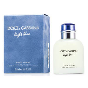DOLCE & GABBANA Profumo da Uomo Homme Light Blue Eau De Toilette Spray per il Corpo in Flacone di Vetro da 100ml SKU 5-79515 - Product Image 2