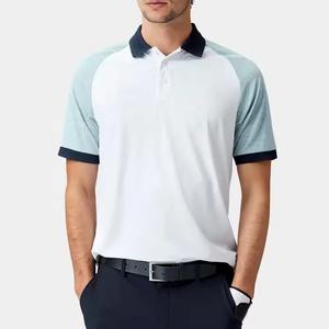 Polo de manga corta personalizado, ropa deportiva de poliéster y algodón para hombre, Polo transpirable de talla grande para golf para hombre - Product Image 6