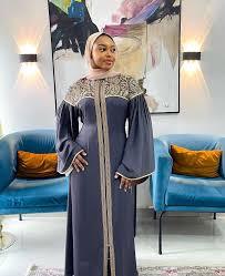 Abaya égyptienne avec motifs brodés meilleure vente vêtements islamiques pour femmes prix abordables - Product Image 3