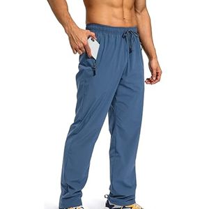Vente chaude hommes pantalons de survêtement Joggers sport pantalons de sport taille élastique poches zippées pantalons de survêtement lourds - Product Image 3