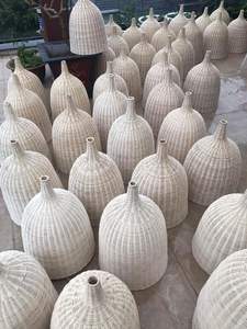 Lámpara de techo de ratán Natural de gran oferta, decoración moderna y cálida para el hogar con muebles de mimbre, diseño de granja tradicional de Vietnam - Product Image 6