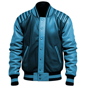 Vestes universitaires personnalisées unisexes 2026 pour hommes, vestes en toile de style varsity, patchs brodés, patchs de baseball personnalisés, varsity - Product Image 4