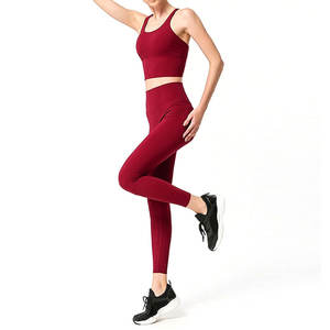 Conjunto de yoga para mujer de longitud regular fabricado profesionalmente, servicio OEM, ropa de entrenamiento, conjunto de yoga para mujer a la venta - Product Image 1