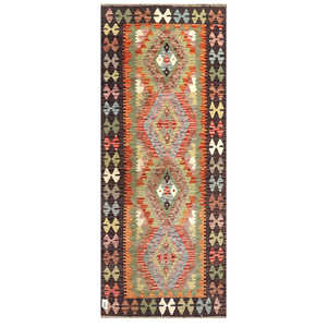 พรมกิลิม ไมมาณา อัฟกานิสถาน ขนาด 199 x 82 ซม. พรมปูพื้นและชุดพรม - Product Image 1