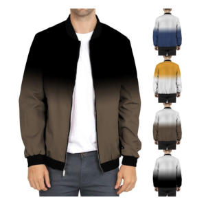 Blouson bombardier vierge en nylon imprimé sur mesure - Product Image 6