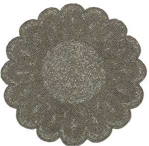 Tapis de Table perlé en verre coloré de bonne qualité, napperons nouvelle tendance, broderie de forme ronde, napperons ménagers - Product Image 5