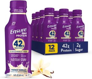เอนชัวร์ แม็กซ์ โปรตีนเชค รสเฟรนช์วานิลลา 14 ออนซ์ แพ็ค 12 ขวด - Product Image 4