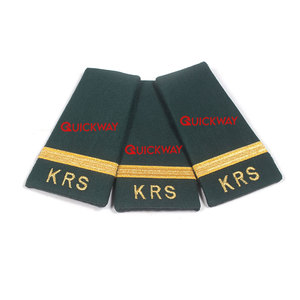 Epaulettes ไหล่แบบกําหนดเองพิธีการป้องกันเครื่องแบบ Epaulettes Epaulettes ขายจํานวนมากแบบกําหนดเอง - Product Image 1