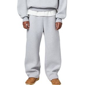 Pantalones acampanados de felpa francesa Vintage informales personalizados, Sudadera con capucha y pantalones de chándal para hombre, pantalones de chándal de algodón pesado para hombre 2026 - Product Image 1