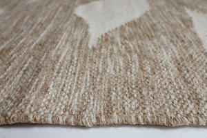 Trendy Modern 100% Alfombra de lana natural Rectángulo grande Diseño simple para el hogar o el hotel Lavable a precio de mercado - Product Image 4