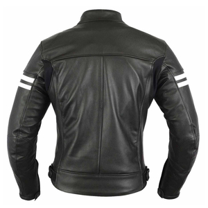 Meilleure qualité mince peau de vache en cuir véritable veste de travail pour hommes pour l'automne hiver haut tissu matériel haute qualité homme veste - Product Image 5