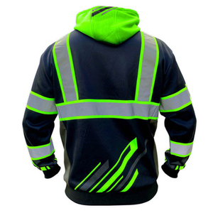 Chaqueta de trabajo de seguridad de alta visibilidad ANSI Clase 1 Impermeable Logotipo personalizado Servicio OEM Ropa DE TRABAJO reflectante de alta visibilidad - Product Image 5