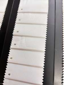 Tela tejida Dobby de algodón polivinílico del exportador textil mundial, estilo flameado para camisas blancas, prendas de boda, hilo teñido para niños y niñas - Product Image 4