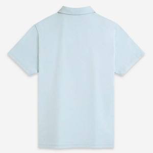 Camisetas de golf de algodón 100% al por mayor de calidad superior azul - Product Image 2