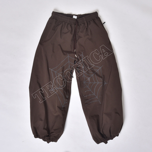 2025 ropa de esquí Unisex de alta calidad impermeable holgado cortavientos con forro polar cintura ajustable pantalones de esquí a prueba de viento cremallera OEM - Product Image 1