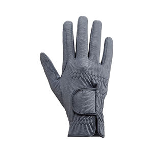 Guantes de equitación ecuestres de verano de cuero genuino cómodos y suaves de calidad superior, correa ajustable antideslizante para caballo Unisex - Product Image 1