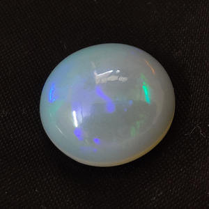 อัญมณีโอปอลสีขาวทรงรีจากชาวเอธิโอเปียธรรมชาติขนาด15.5x15มม. 6.15กก. อัญมณีโอปอลแท้สีขาวแบบหลวมเครื่องประดับหินโอปอลสีขาวเต็มรูปแบบ - Product Image 2