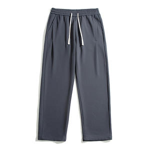 Nouveau pantalon de sport à jambes larges et ample décontracté pantalon de survêtement en tricot de polyester pour hommes pantalons pour hommes - Product Image 1