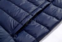 Vestes d'hiver matelassées décontractées à capuche zippées pour hommes, de haute qualité, imperméables, respirantes, grandes tailles, vente en gros