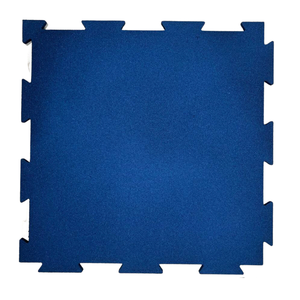 Alfombrillas de gimnasio con enclavamiento absorbentes de golpes antiestáticos versátiles Pisos de goma resistentes a impactos para actividades de gimnasio Entrenamiento - Product Image 1