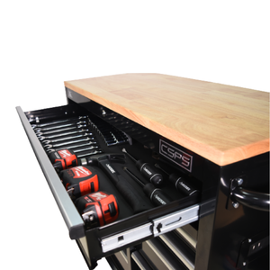 Caja de herramientas Gabinete de rodillos de buena calidad con ruedas para taller Nuevo embalaje personalizado moderno Fabricante de Vietnam - Product Image 1