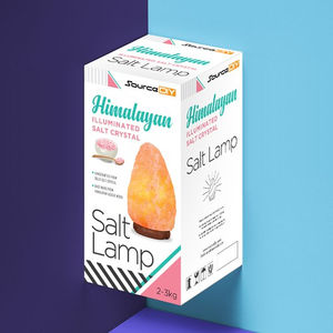 Lampe de sel de l'Himalaya rose cristalline de 2-3 kg, prête à être expédiée, artisanat naturel, interrupteur variateur, qualité originale, veilleuse en pierre, amour véritable - Product Image 5