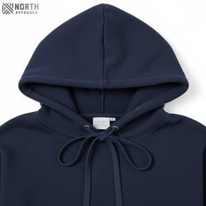 2025 Latest Design Women's Winter <b>Crop</b> <b>Top</b> Pullover Hoodies High Quality & Fashionable Solid Color 100% Cotton Reversible Hombre - Product Image 6