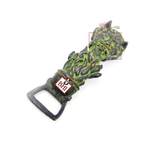 Abrebotellas de latón Accesorios de barra únicos Abrebotellas de latón Montado en la pared "RAKSHAS"(130mm) - Product Image 4