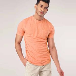 Agregue su propio diseño de texto Camiseta personalizada con parte delantera y trasera para hombre Camiseta de manga corta con cuello redondo Camisetas ajustadas suaves - Product Image 5