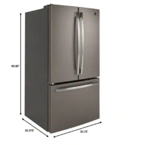 2021 29 Cu. Pies Refrigerador de Acero Inoxidable con Puerta Francesa, Diseño Delgado y Dispensador de Agua - Product Image 4