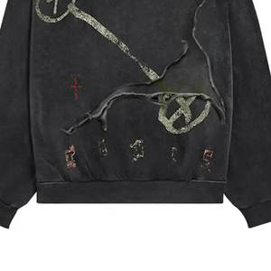 Sudaderas con Capucha para Hombre, Estilo Urbano Otoñal, Bolsillo Sólido, 250 g/m², 100 % Poliéster, Tela de Felpa, Logotipo Personalizado Bordado, Estilo Vintage, Talla Grande, MOQ Bajo - Product Image 6