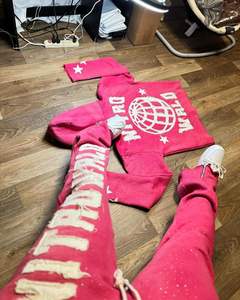 Survêtement pour homme 100% coton, taille élastique, longueur genou, léger, manches longues, haute qualité, séchage rapide, respirant, hiver - Product Image 4