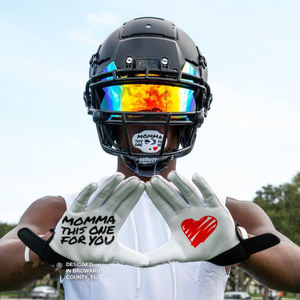 QST INTERNATIONAL RG-2018 Unisexe Doigt Complet Gants De Football Américain Respirant Antidérapant Silicone Palm Print Cuir Matériel - Product Image 4