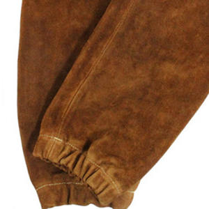 Manchons de soudeur en cuir de vachette de haute qualité 100 % pour les travaux de soudage, résistants au feu, à la flamme et à la chaleur - Product Image 6