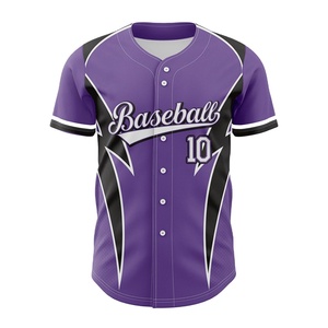 Maillot de baseball pour homme à prix raisonnable, 100 % polyester, séchage rapide, personnalisable, qualité supérieure, anti-plis, designs uniques - Product Image 1