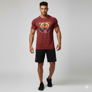 T-shirt pour homme à col rond, tissu en coton doux, décontracté, tendance, vêtements de sport pour la salle de sport, vente chaude, impression personnalisée, commandes en gros OEM - Product Image 6