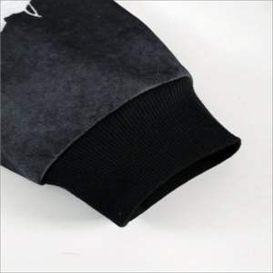 ชุดกีฬาแนวสตรีทเฮฟวี่เวทของผู้ชายชุดวอร์มเสื้อฮู้ดสีล้วนกางเกงแฟชันพิมพ์ลายปักลาย - Product Image 4