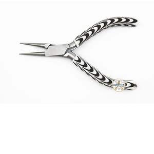 Pince à bec rond en acier inoxydable pour la fabrication de bijoux et le bricolage, légère pour le placage de bijoux - Product Image 2