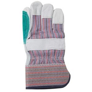 Guantes deportivos de protección de mano de una sola Palma Guantes de trabajo de cuero dividido de vaca con características de protección de mano - Product Image 2