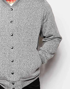 Veste universitaire en laine pour hommes en gros, tendance, broderie de rue, vêtements d'extérieur durables, vestes universitaires pour hommes - Product Image 5