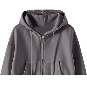 Robe pull en molleton 100% coton pour femme, personnalisée, hiver, écologique, respirante, coupe-vent, avec broderie en relief sur le devant - Product Image 4